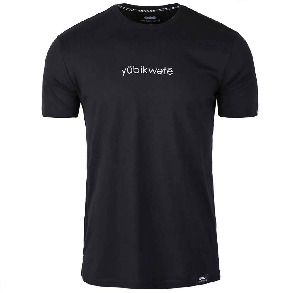 100% Cotton Men's Solid Color T-Shirt with Stylish Logo Simple Look Tee Size L